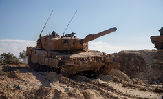 German Leopard Tanks Rolling Into Syria