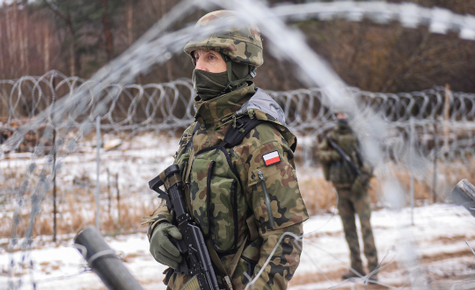 Let op de militaire opkomst van Polen