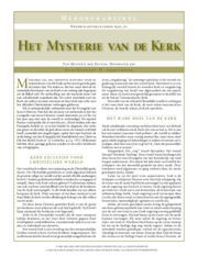 Het Mysterie van de Kerk